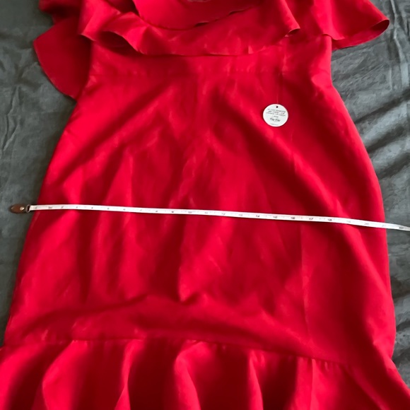 Chi chi London tall red strapless dress - Picture 5 of 8